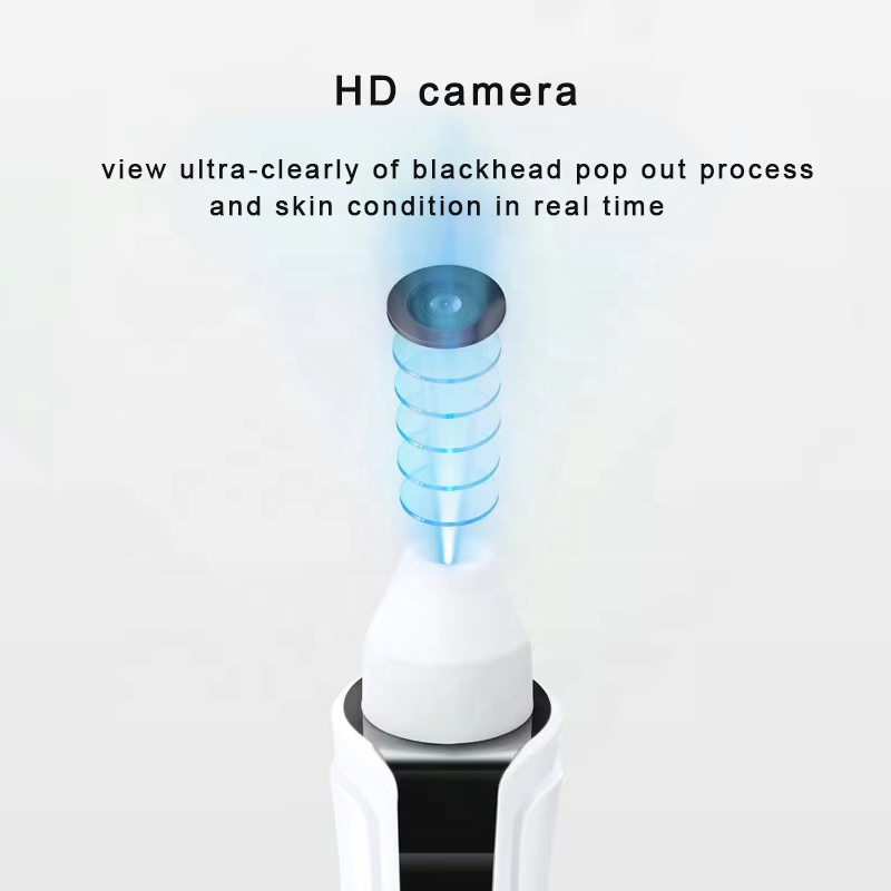 Acne Comedone Extractor Portable Electric 1080P HD Camera 3-Speed Adjustable Pore Vacuum Suction Pore Cleaner Acne Treatment