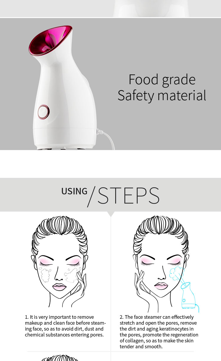 Nano Ionic Hot Mist Face Steamer Product View 9