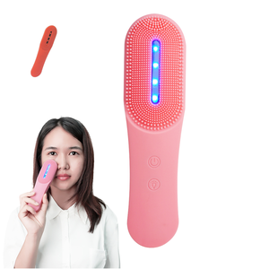 Hot Selling Sonic Rechargeable Facial Cleansing Brush Waterproof Silicone Handheld Face Brush Pore Cleaner Hydra Dermabrasion US