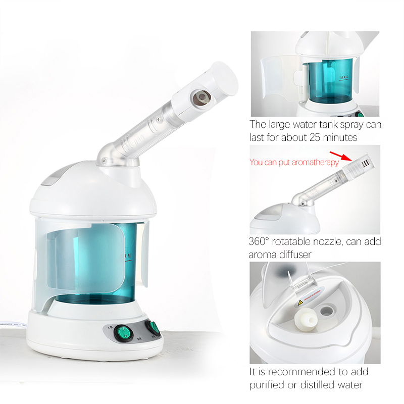 Nano Ionic Facial Steamer For Deep Cleansing Blackhead Remover Pore Opener Skin Rejuvenation Daily Skincare Routine Beauty Tool