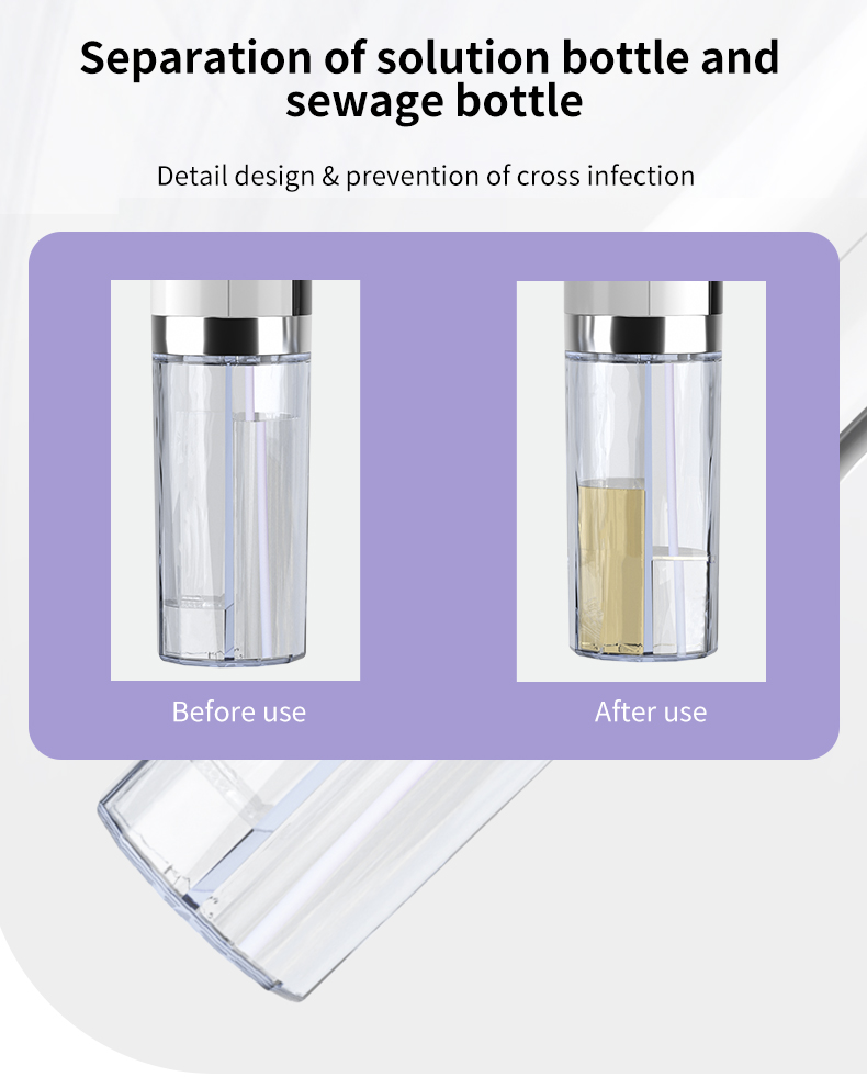 Beauty Product Facial Cleaner Electric Micro Small Bubble Water Cycle Acne Pore Vacuum Blackhead Remover Device