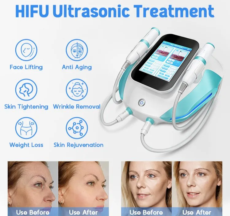 Hifu Facial Machine Improve Skin Roughness Face Lifting Remove Stretch Marks 7D RF Microneedling Hifu Machine