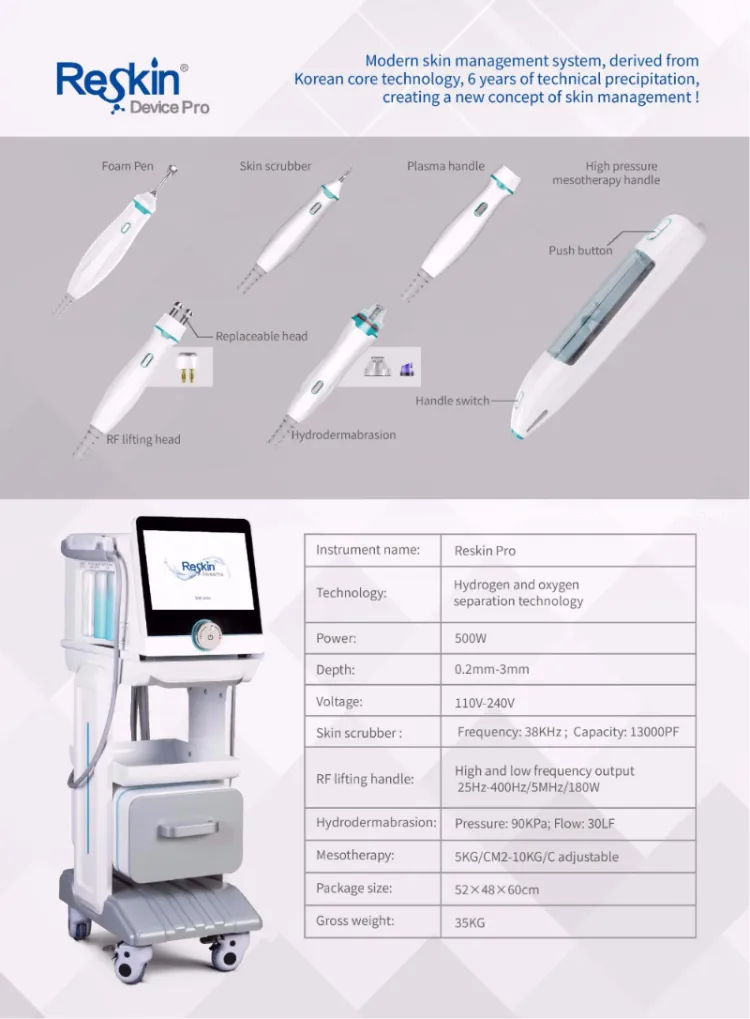 Hydro Facial Beauty Machine Side View