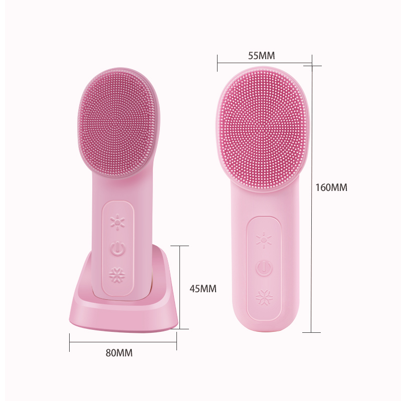 OEM/ODM Ultimate Glow Routine: Multifunction Facial Cleansing Brush with Hot/Cold Therapy&amp;Massage Beauty Products Personal Care