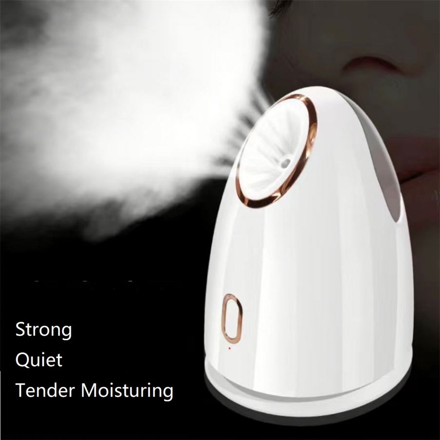 PAKISS High-end Design Ionic Mini Portable Electric Nano Facial Steamer Lightening Moisturizer Nourishing Features for Household