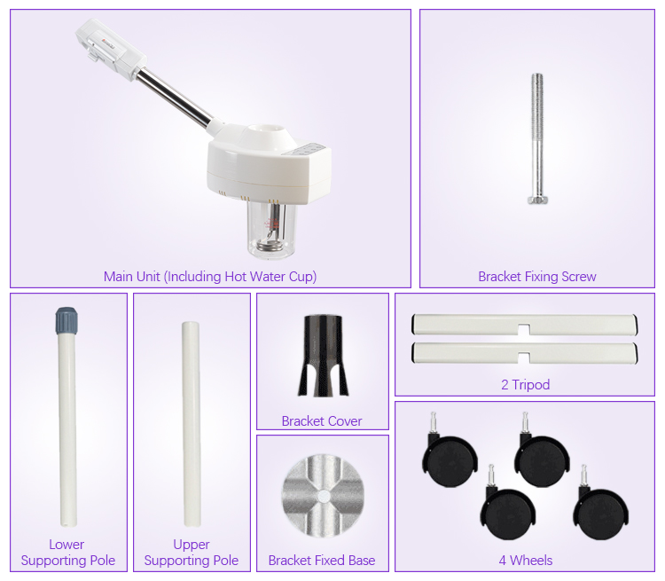 Ozone Facial Steamer Application