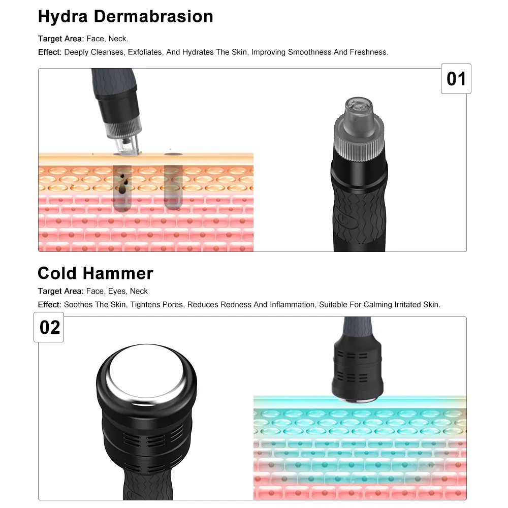14 in 1 Multifunctional Hydra Dermabrasion Facial Rejuvenation Machine PDT for SPA Salon RF Type Wrinkle Remover