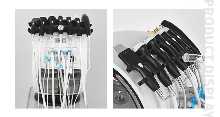 7 in 1 Hydrodermabrasion Facial Machine Skin Scrubber RF Tightening Oxygen Spray Skin Rejuvenation with Ai Analyzer