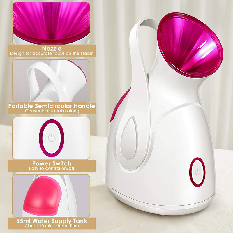 XBH 2026 Hot Selling 3 in 1 Facial Steamer Portable Professional Facial Steamer Steamer Facial at Home for Facial Deep Cleaning