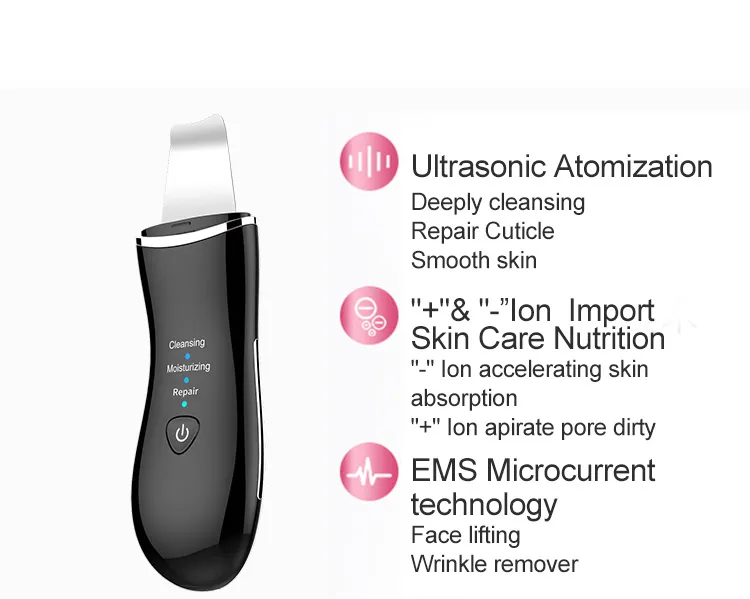 Portable Ultrasonic Skin Scrubber Detail 10