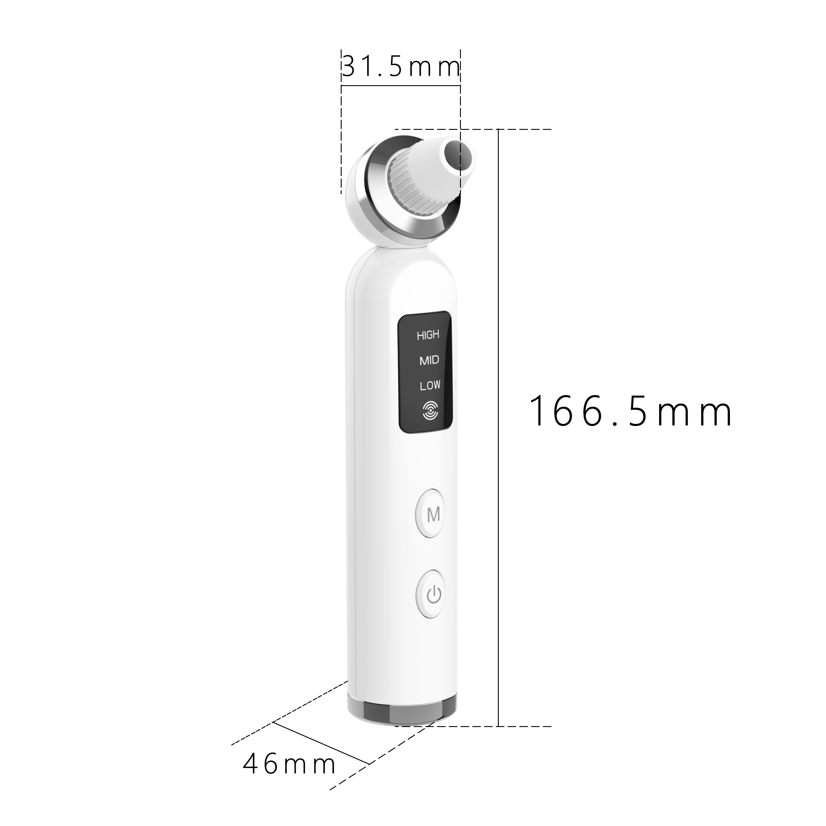 In Stock Electric Vacuum Blackhead Remover Stock Home Use Skin Rejuvenation Device with AU/US/EU/JP Plugs for Acne Pore Removal