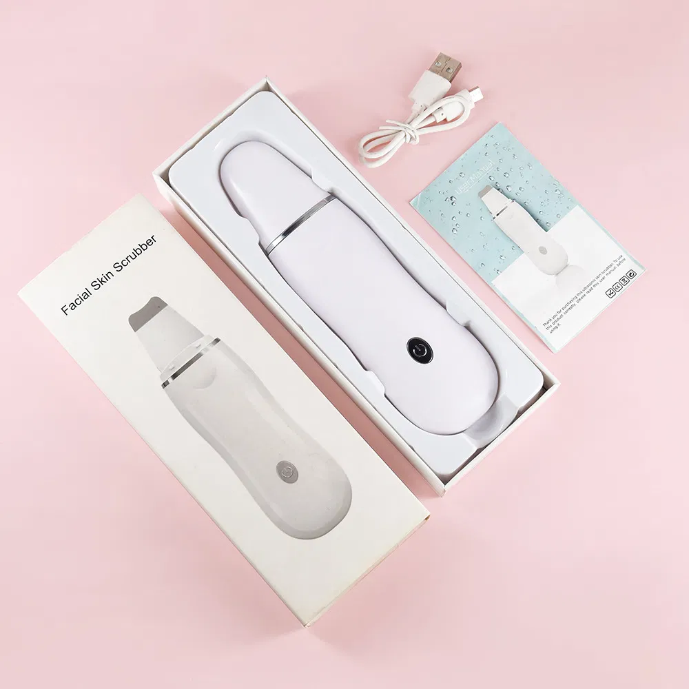 Wholesale Skin Care Blackhead Remover Ultrasonic Skin Scrubber Deep Face Cleaning Face Scrubber