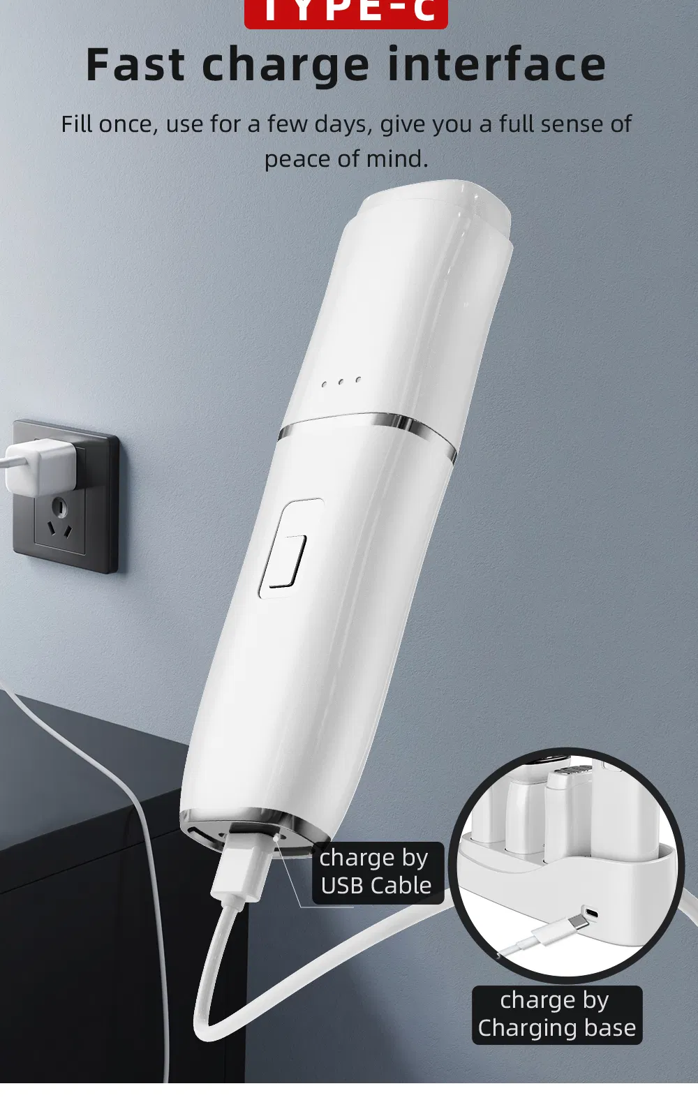 Multifunctional Skin Care Device Set Ultrasonic Skin Scrubber