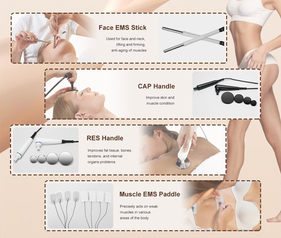 Korean Skin Care Tecar RF Radiofrecuencia Facial Wrinkle Removal Body Slimming Diatermia Tecar RF Machine