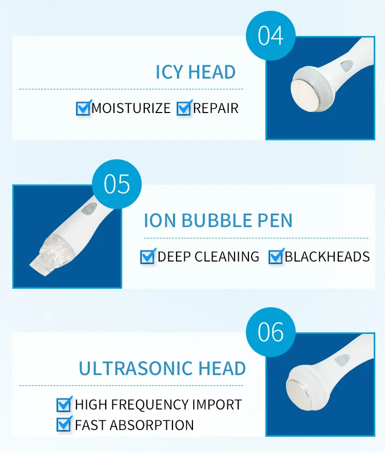 Scientific Facial Management System Golden RF Facial Cleaning Machine