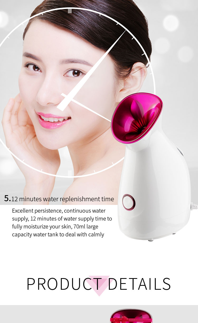 Nano Ionic Hot Mist Face Steamer Product View 7