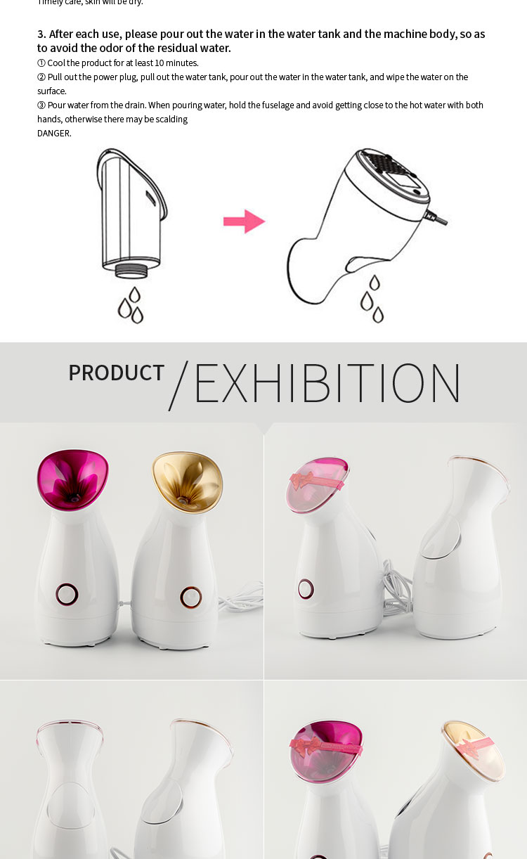 Nano Ionic Hot Mist Face Steamer Product View 11