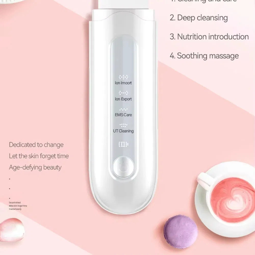 Eco Friendly Cleaning Beauty USB Ultrasonic Machine Portable Facial Skin Scrubber