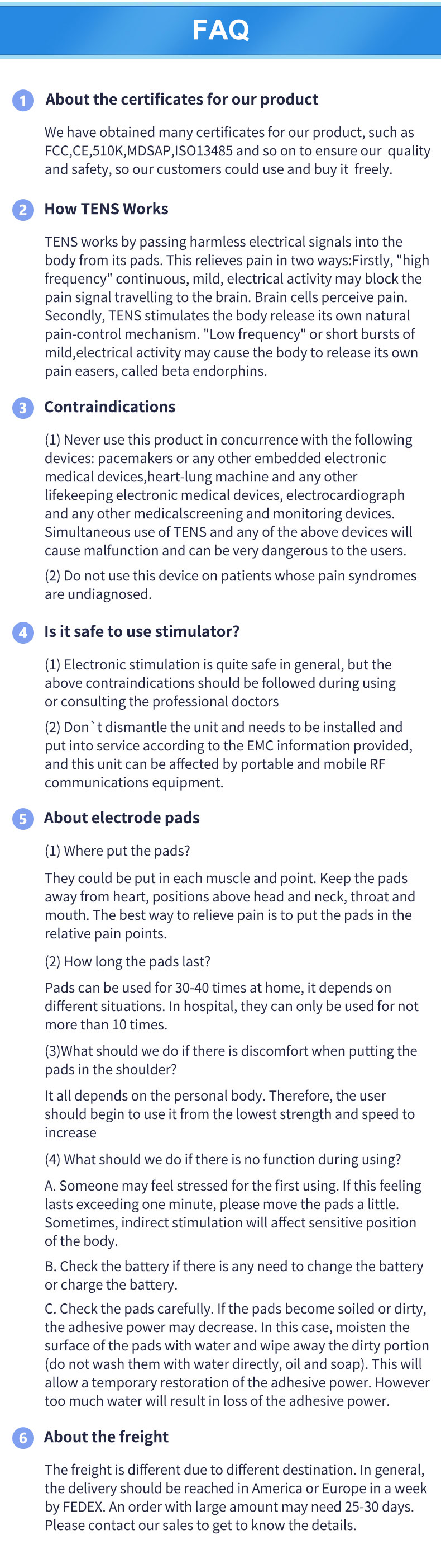 FAQ Overview