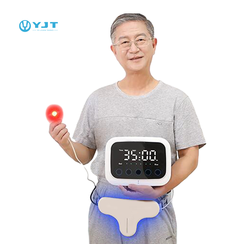 Male Prostatitis Prostate Treatment Portable Physical Therapy LED Photon Therapy Blue and Red Light Therapy Device