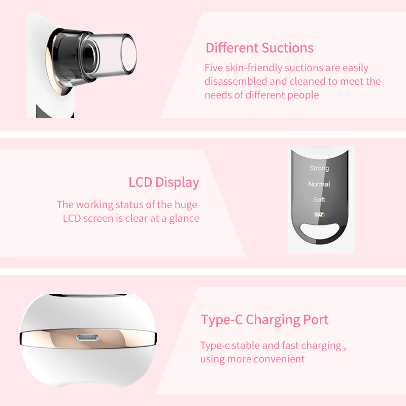 Electric Blackhead Remover Vacuum Description