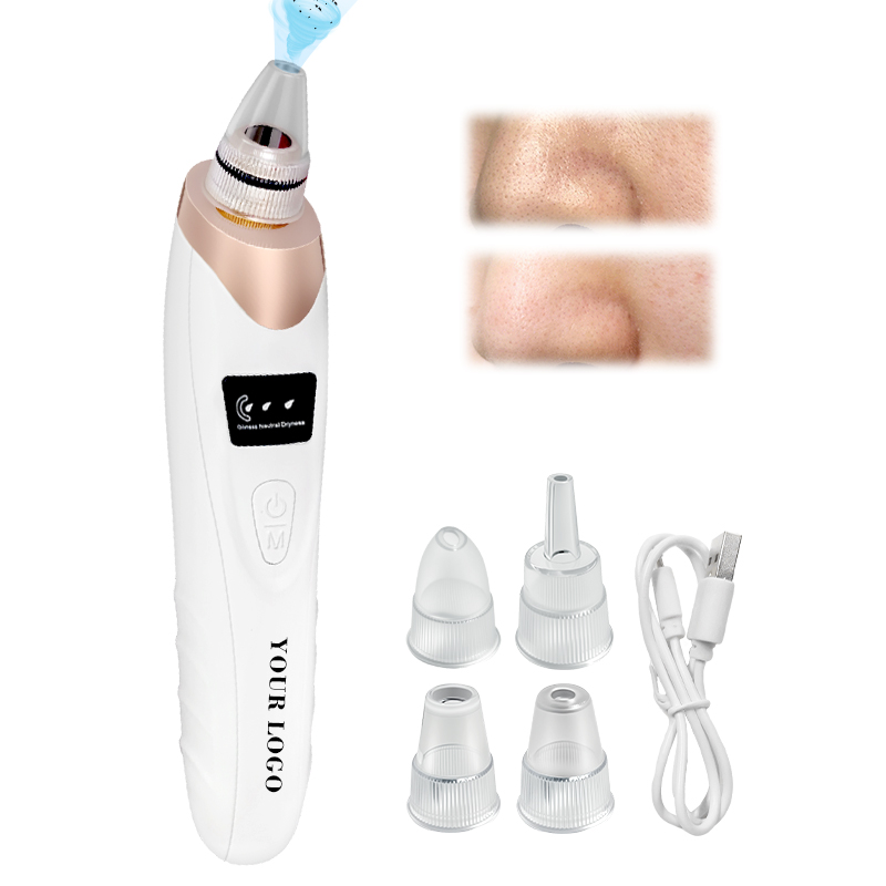 Blackhead Remover Vacuum Facial Pore Cleaner Electric Comedone Whitehead Extractor 5 Suction Probes