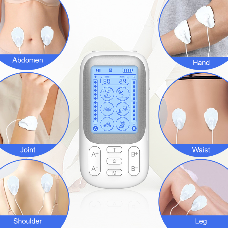 TENS electrode pads application