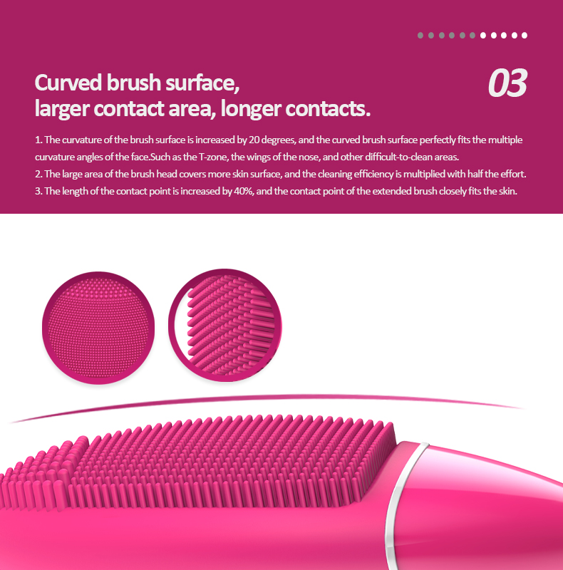 Silicone Face Cleansing Brush Details 4