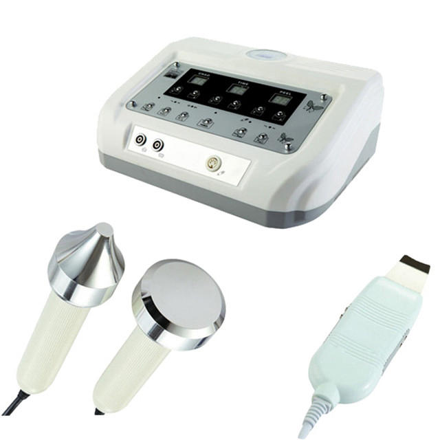 Portable 2in1 Ultrasonic Skin Scrubber for Face Care (F37)