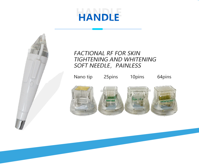 Micro Needle Skin Care System Micro Needling RF Fractional Facial Gold RF Microneedling Machine