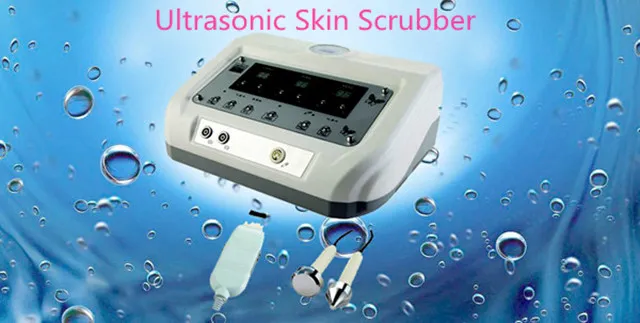 Portable 2in1 Ultrasonic Skin Scrubber for Face Care (F37)