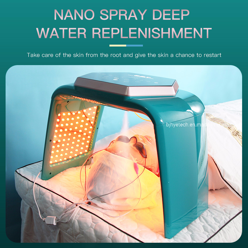Top Sale Professional 8 Colors PDT LED Bio Red Light Therapy Facial Anti-Wrinkle Skin Rejuvenation Beauty Device with CE
