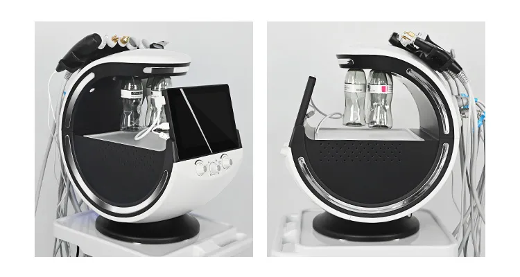 7 in 1 Hydrodermabrasion Facial Machine Skin Scrubber RF Tightening Oxygen Spray Skin Rejuvenation with Ai Analyzer