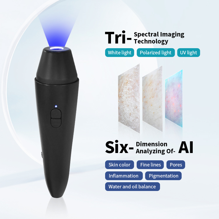 7 in 1 Hydrodermabrasion Facial Machine Skin Scrubber RF Tightening Oxygen Spray Skin Rejuvenation with Ai Analyzer