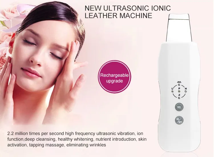Mini Ultrasonic Skin Scrubber /Home Skin SPA Beauty Instrument