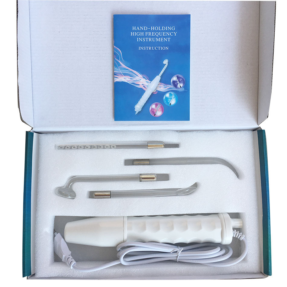 Factory Price Facial Wand 4 in 1 Portable High Frequency Therapy Wand High Frequency Machine