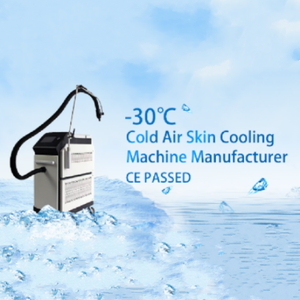 -30C Cold Air Cryo Skin Cooling System &amp; Machine 2-in-1 Face Lifting Device for Body &amp; Foot Hair Removal