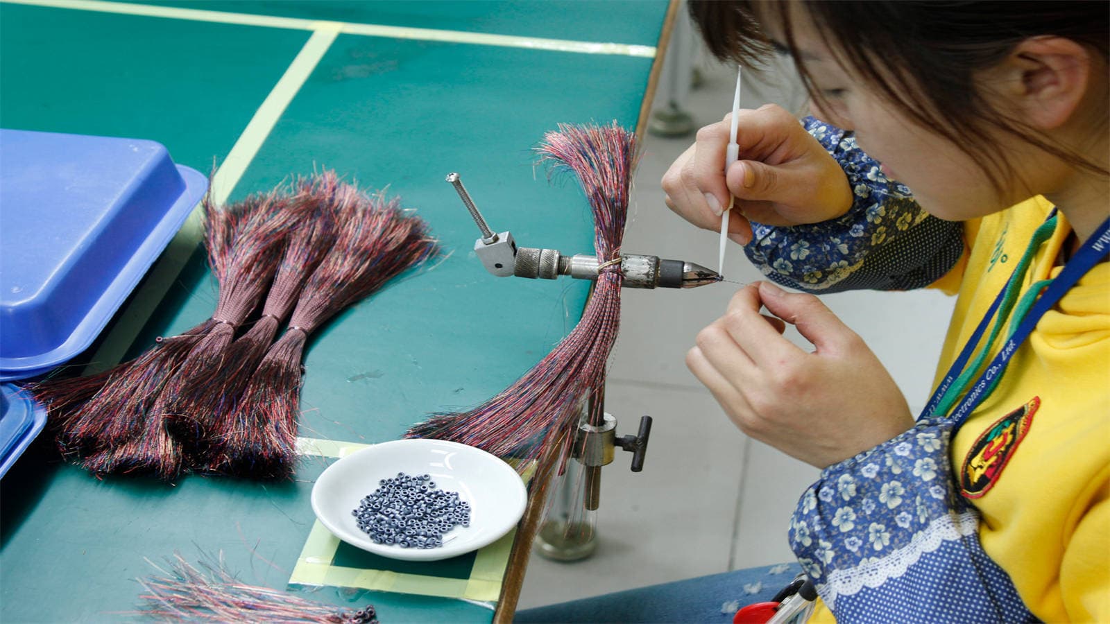 Lumopt production team and quality inspection process