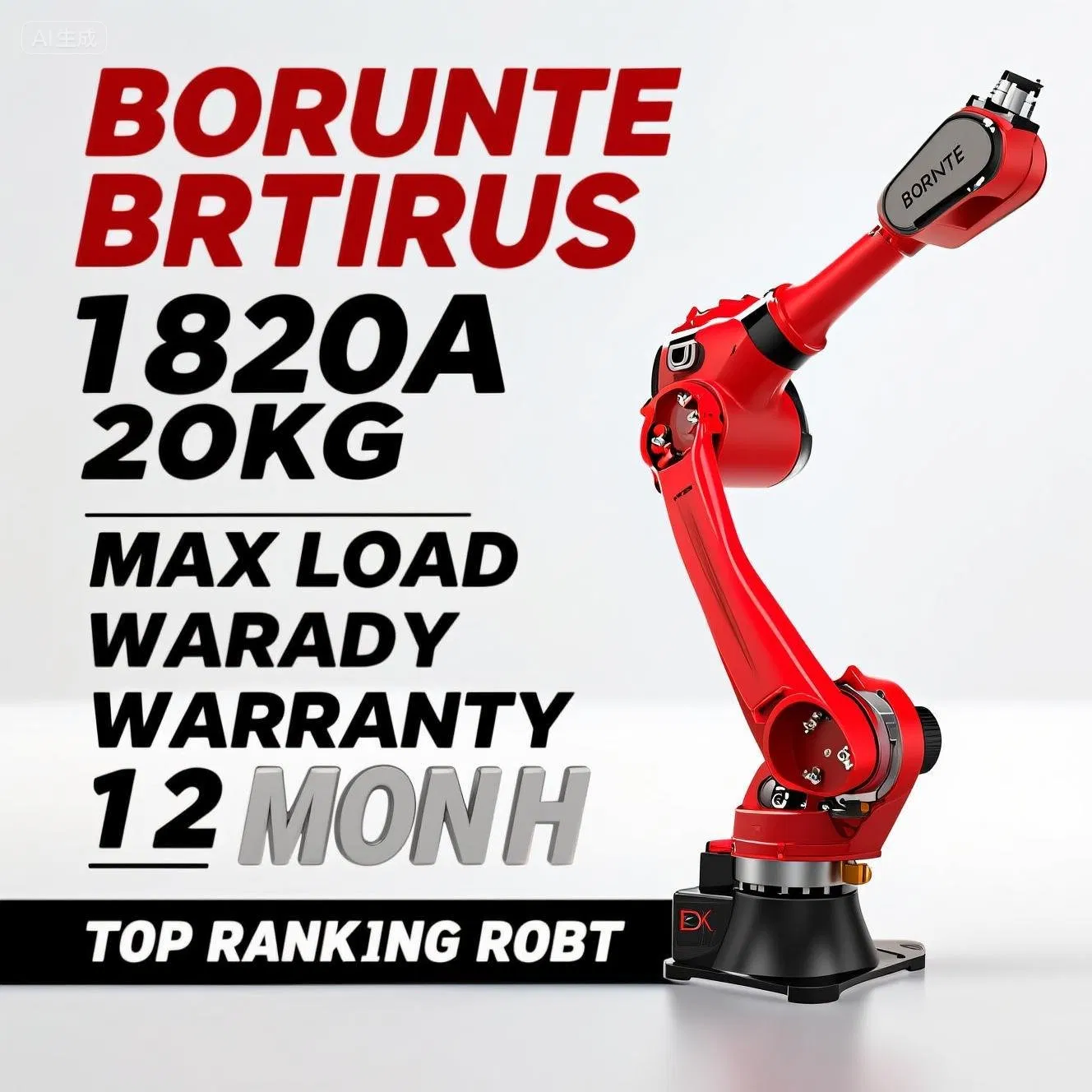 Innovative Robotic 20kg Conveyor Belt Sorting System by Borunte