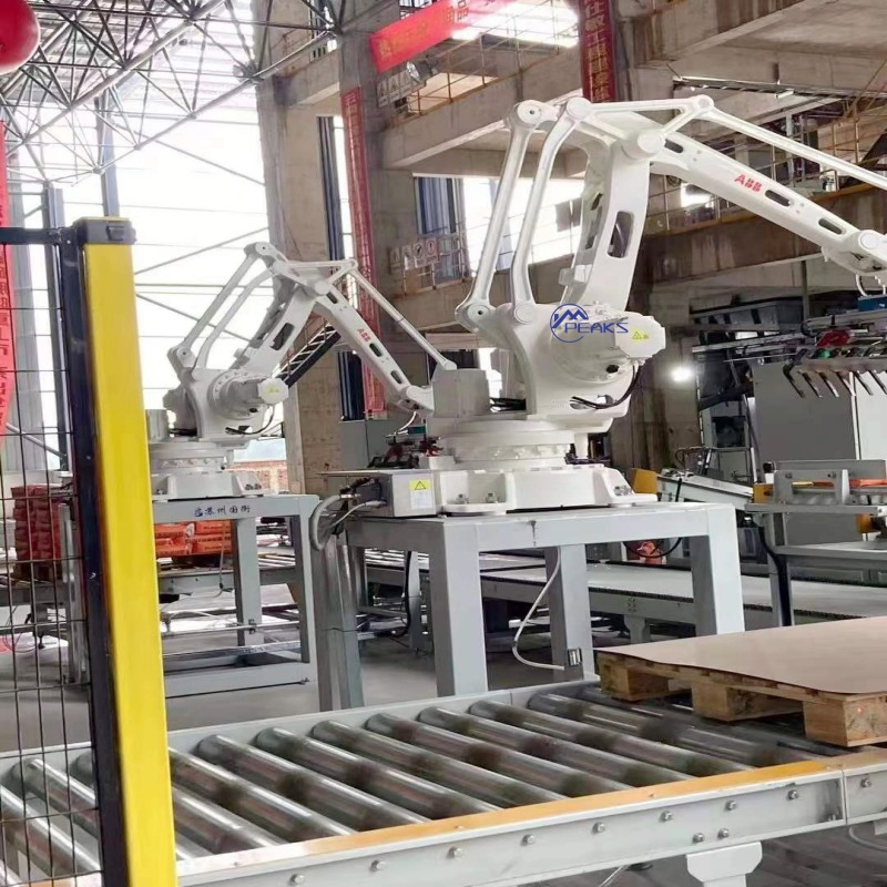 Factory Automatic Robotic Palletizing Systems for 10-50kg Industrial Valve Bags