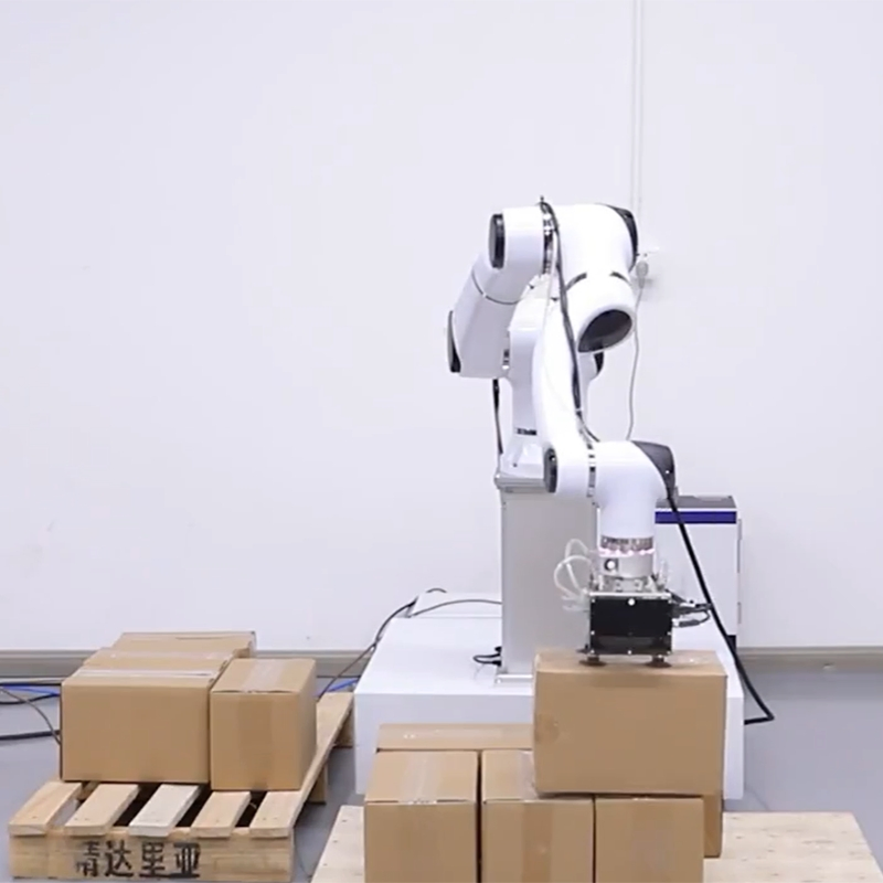 Flexible Collaborative Robot Huayan S50 Palletizing Human-Machine Collaboration for Warehouse and Production Line
