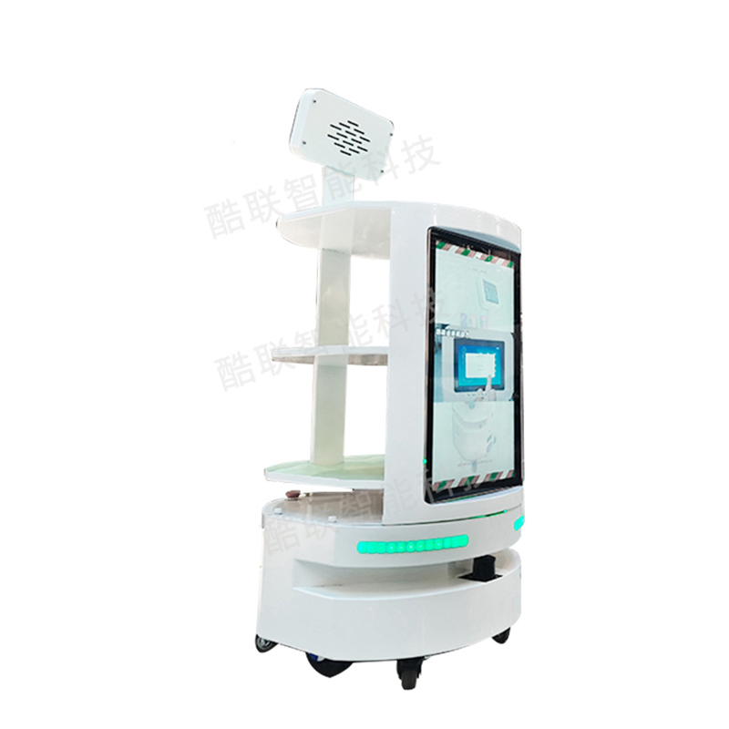 Commercial Service Robot Multi-Point Delivery Smart Advertising Screen Restaurant