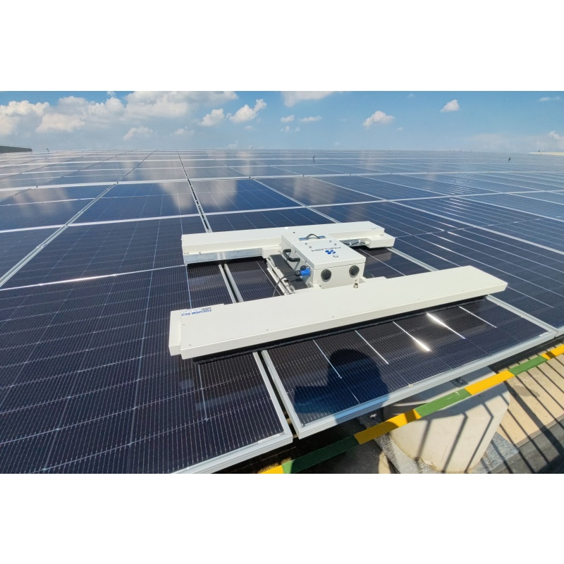 Utility-Scale Ai-Driven PV Trackless Hybrid Cleaning Remote-Controlled Robot
