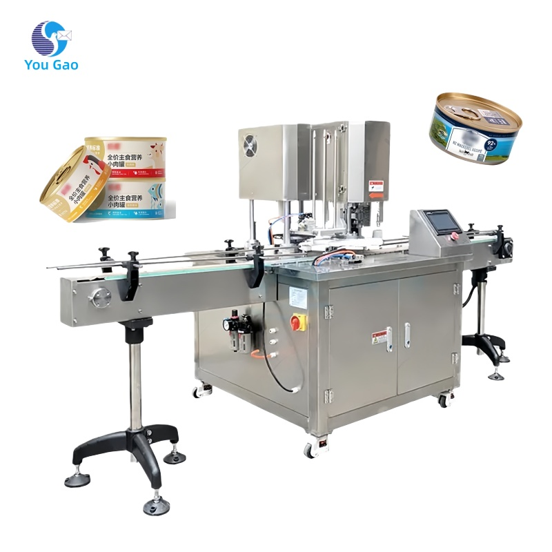 Robotic Can Sealing System Integrated with Conveyor for Unmanned Production Environment