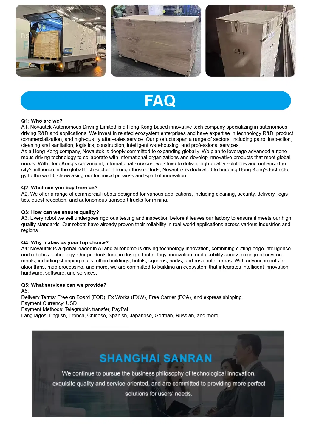 Delivery Service Robot