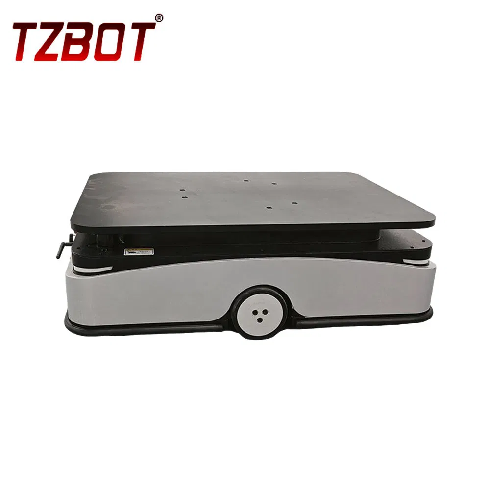 Tzbot China Manufacture Laser Agv 600kg Heavy Load Capacity AMR Robot Warehouse Jacking up Slam Agv Autonomous Smart Car Robot for Material Handling
