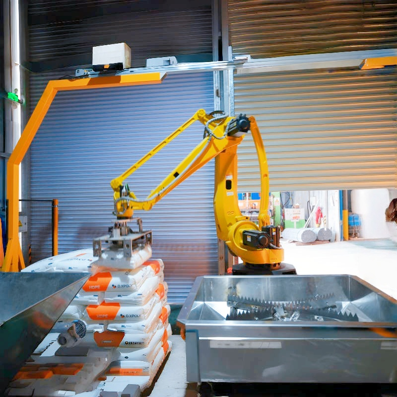 25kg Bags Depalletizer Bags Depalletizing Emptying Robot with 3D Camera Visual System