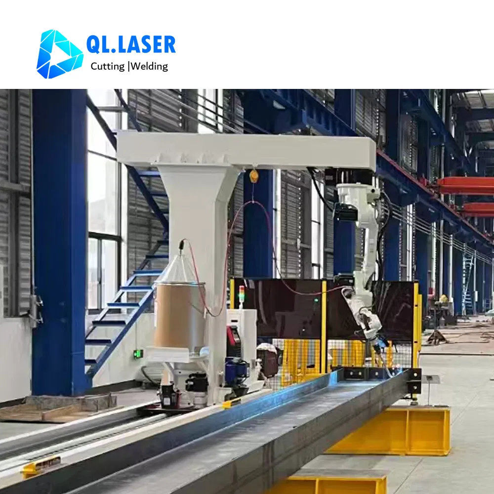 New Type 7axes Rail Best Robotic Welding Systems with Software Import 3D Drawings Directly