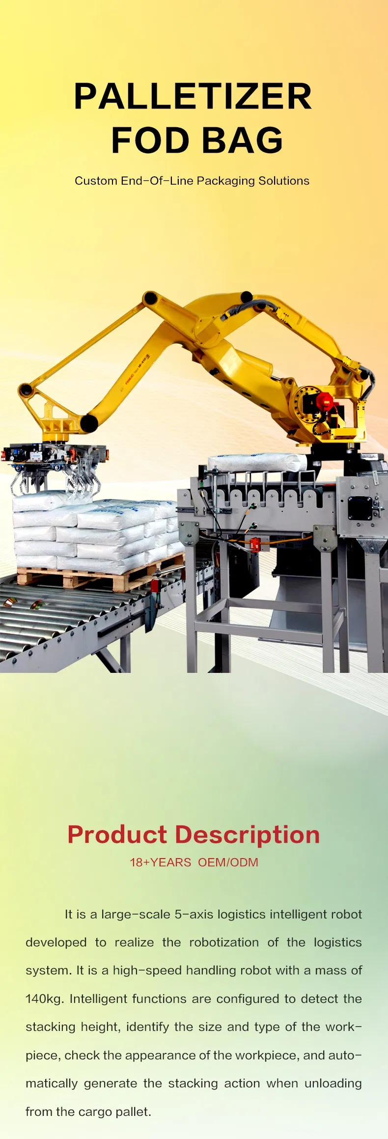 Palletizing System Overview