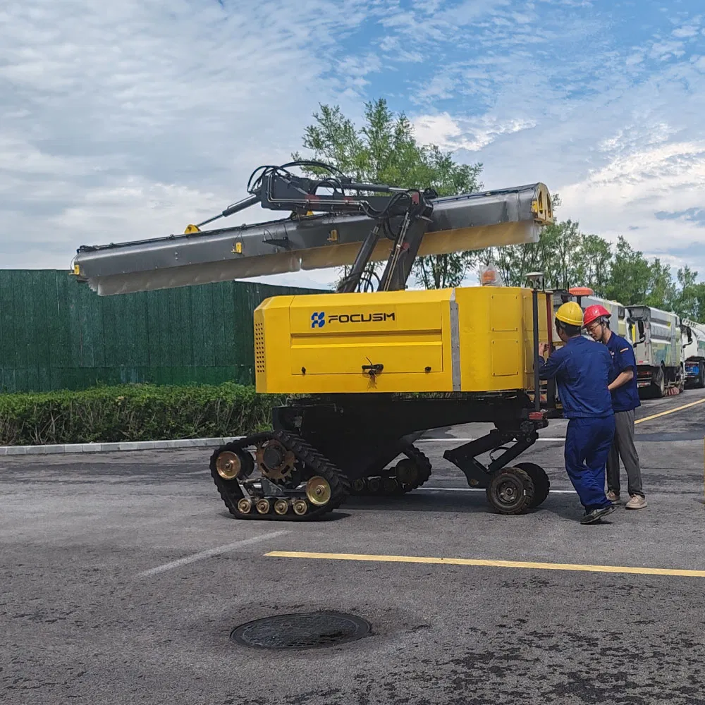 with 4G/Bluetooth Dual Link Ai-Driven PV Intelligent Hybrid Wet-Clean Robot